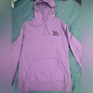 H&M light purple peanuts hoodie